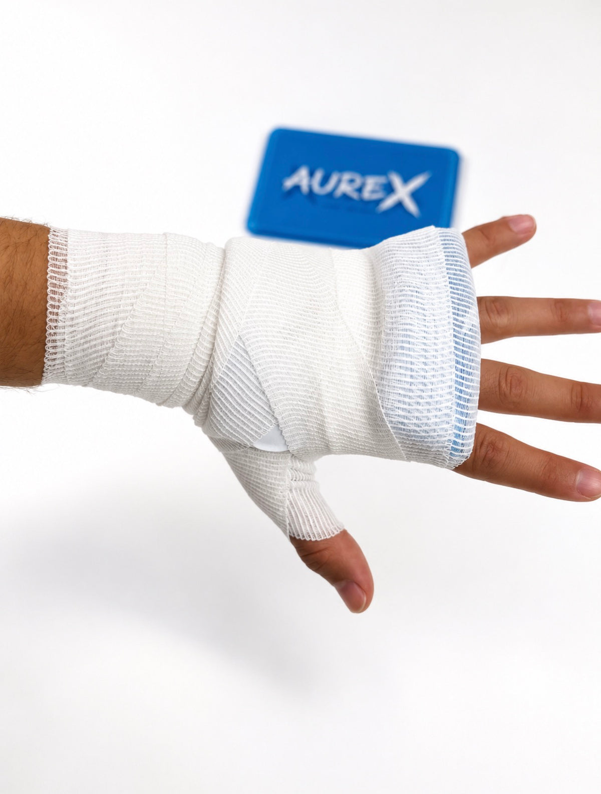 AUREX Training Bundle — 8 Hand Wraps + 2 Pairs of Gel Pads